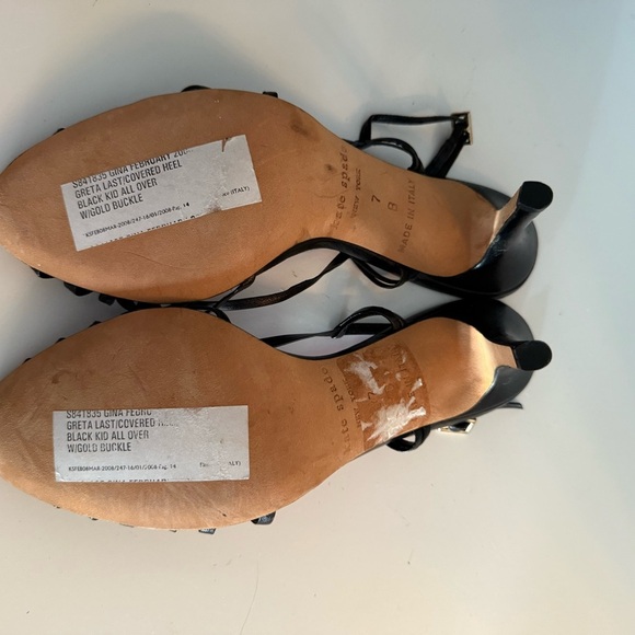 Kate Spade Black Strappy Heels - Picture 4 of 6